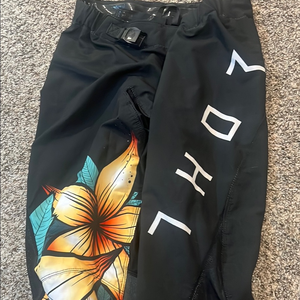 Thor mens  Black Floral Bottoms